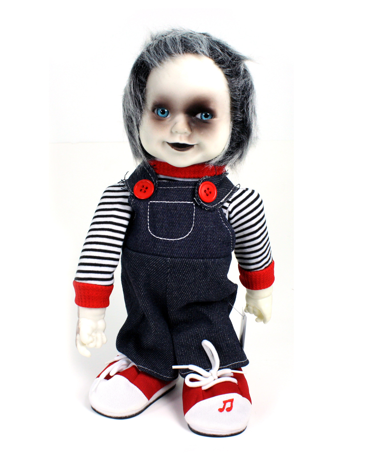 Animated Zombie Doll Boy with Sound Halloween Decoration Scary Haunted