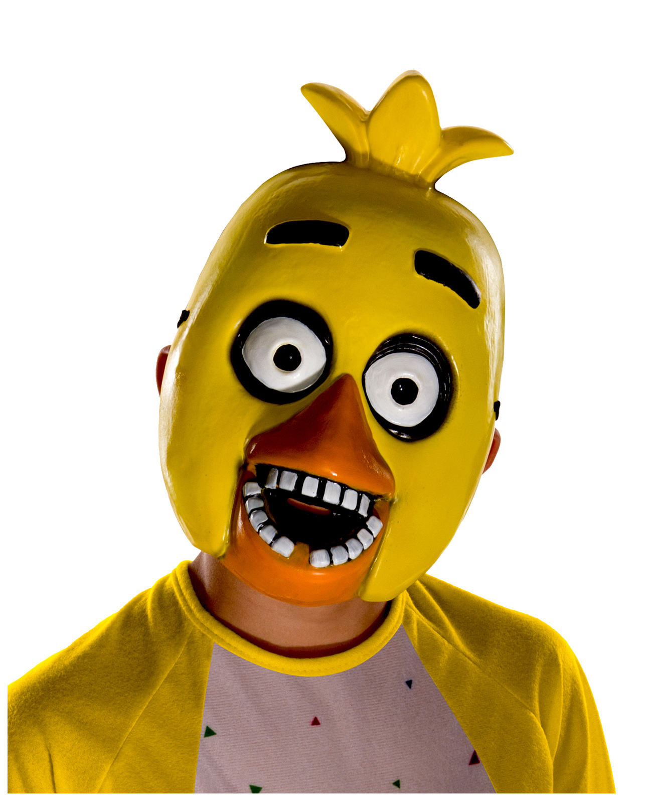 Five Nights at Freddy's Chica Costume 1/2 Mask Child Kids FNAF Scary Yellow Bird eBay